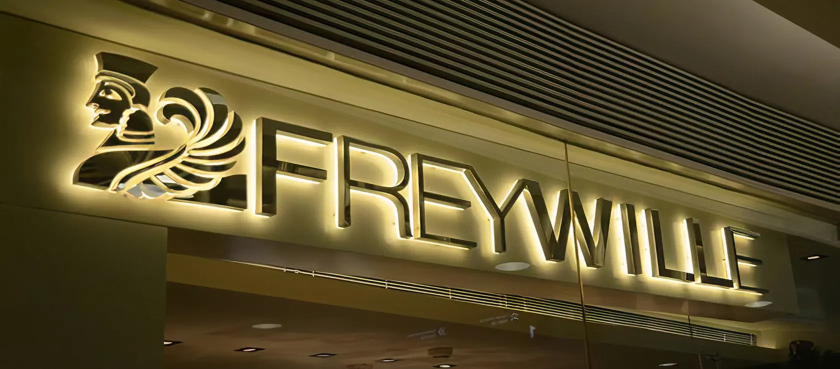 Illuminated Cabinet Sign